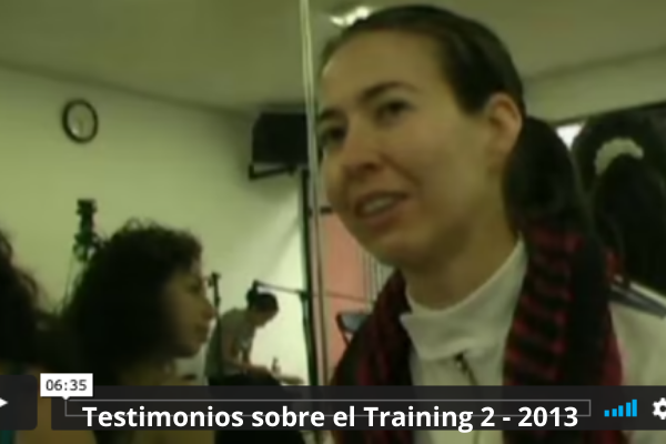 Testimonios sobre el Training 2 - 2013